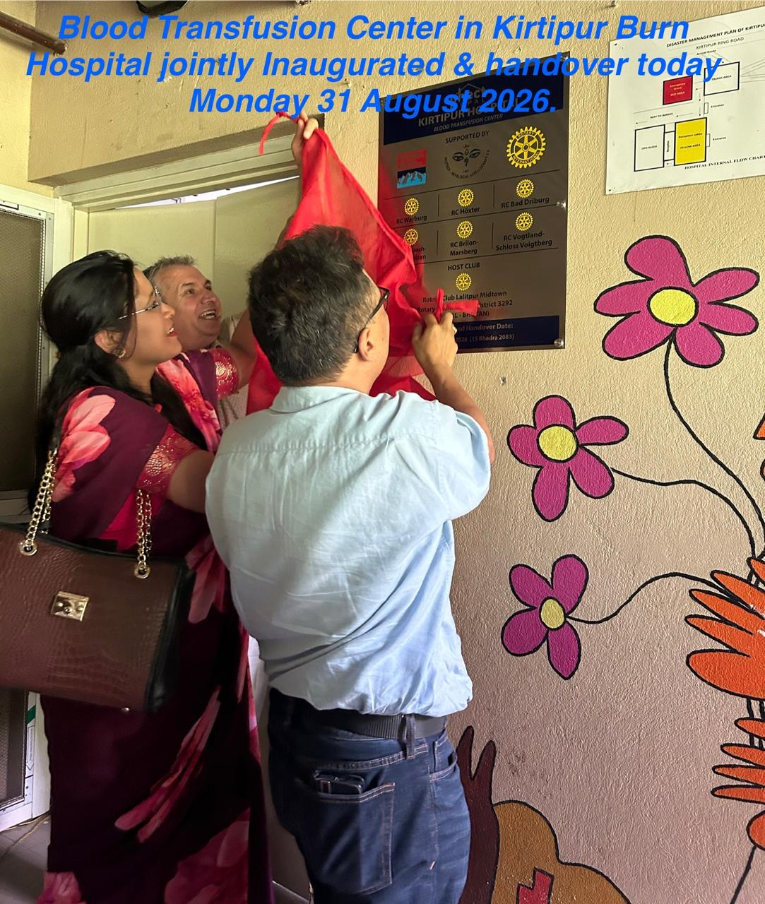 Official Inauguration and Handover of Blood Transfusion Center