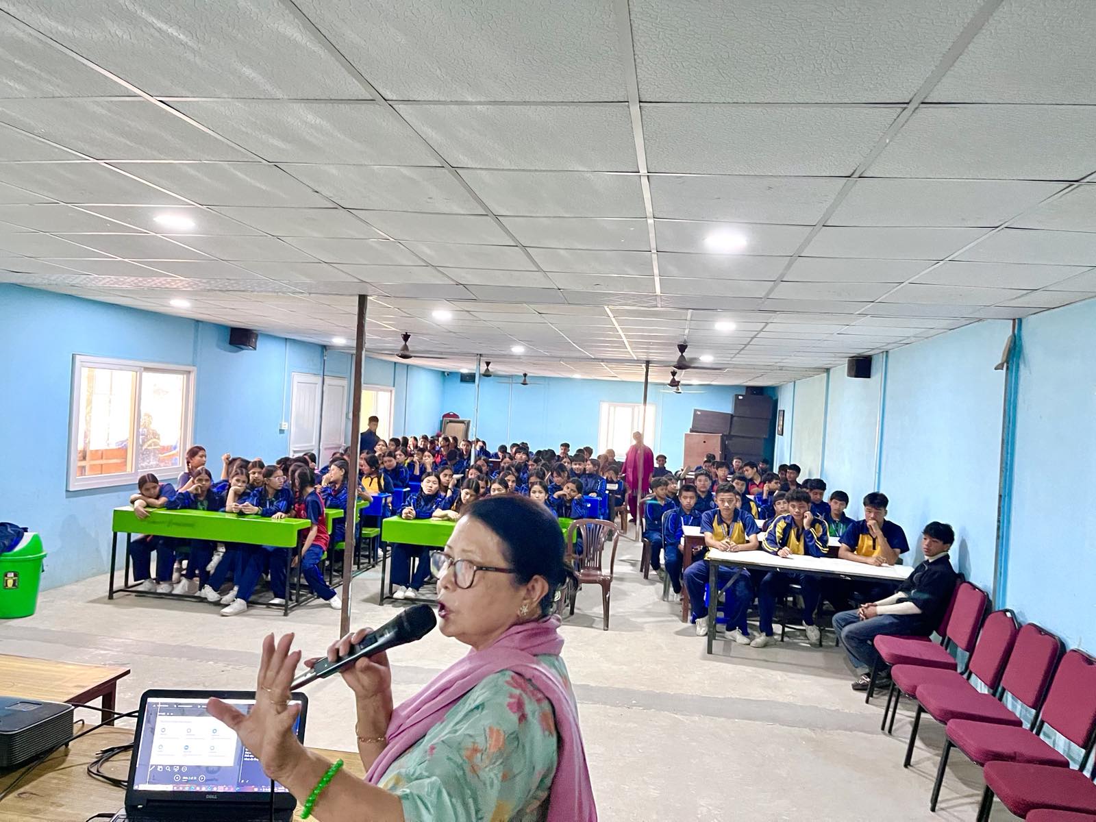 Awareness Program on “Stress Management Techniques for School Students”  at Shree Mahendra Adarsh Secondary School, Imadol